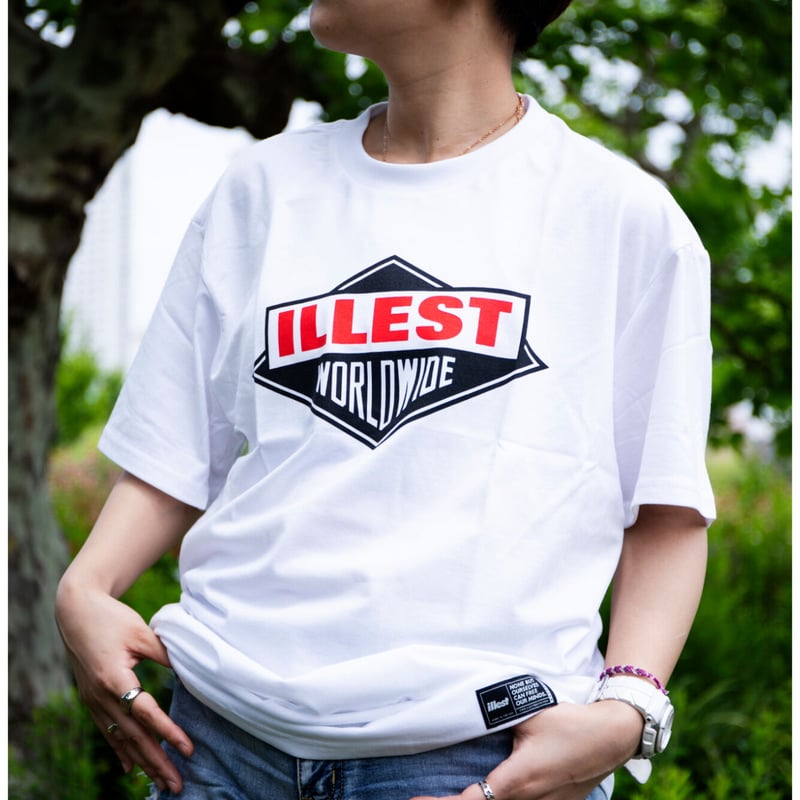 FATE IN JAPAN Tシャツ　ホワイト　白　L ILL JAPANESE CHARACTER カラー：WHITE | illest Japan