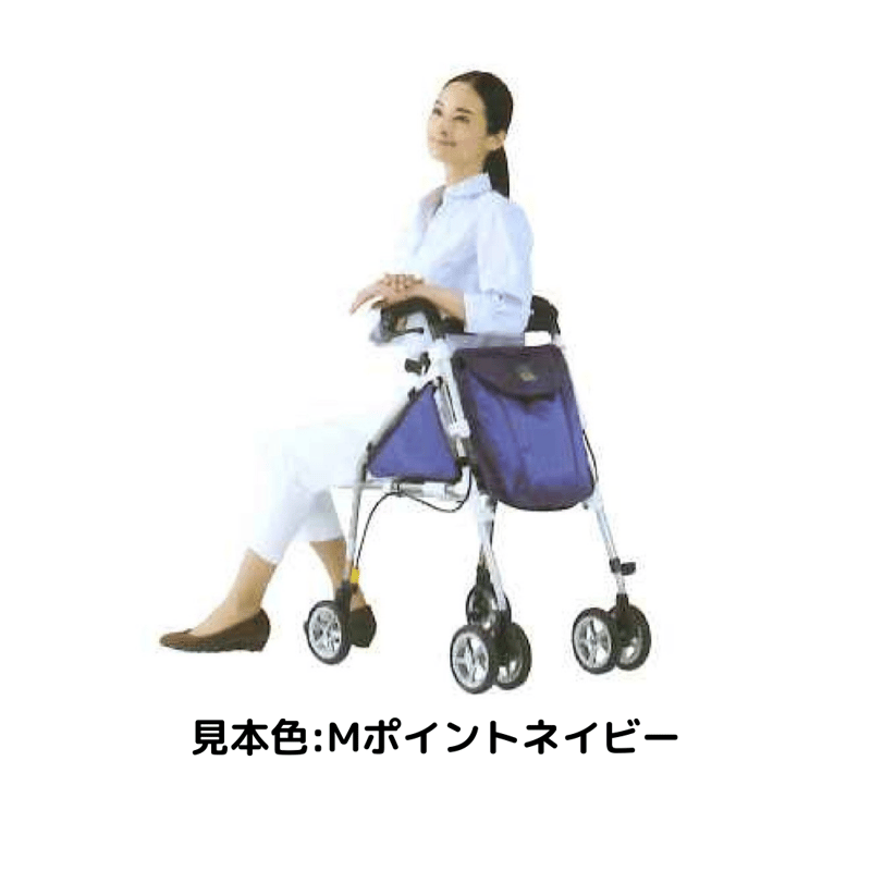 介護用歩行器ピウプレストマム Bオレンジフローラル - 歩行器