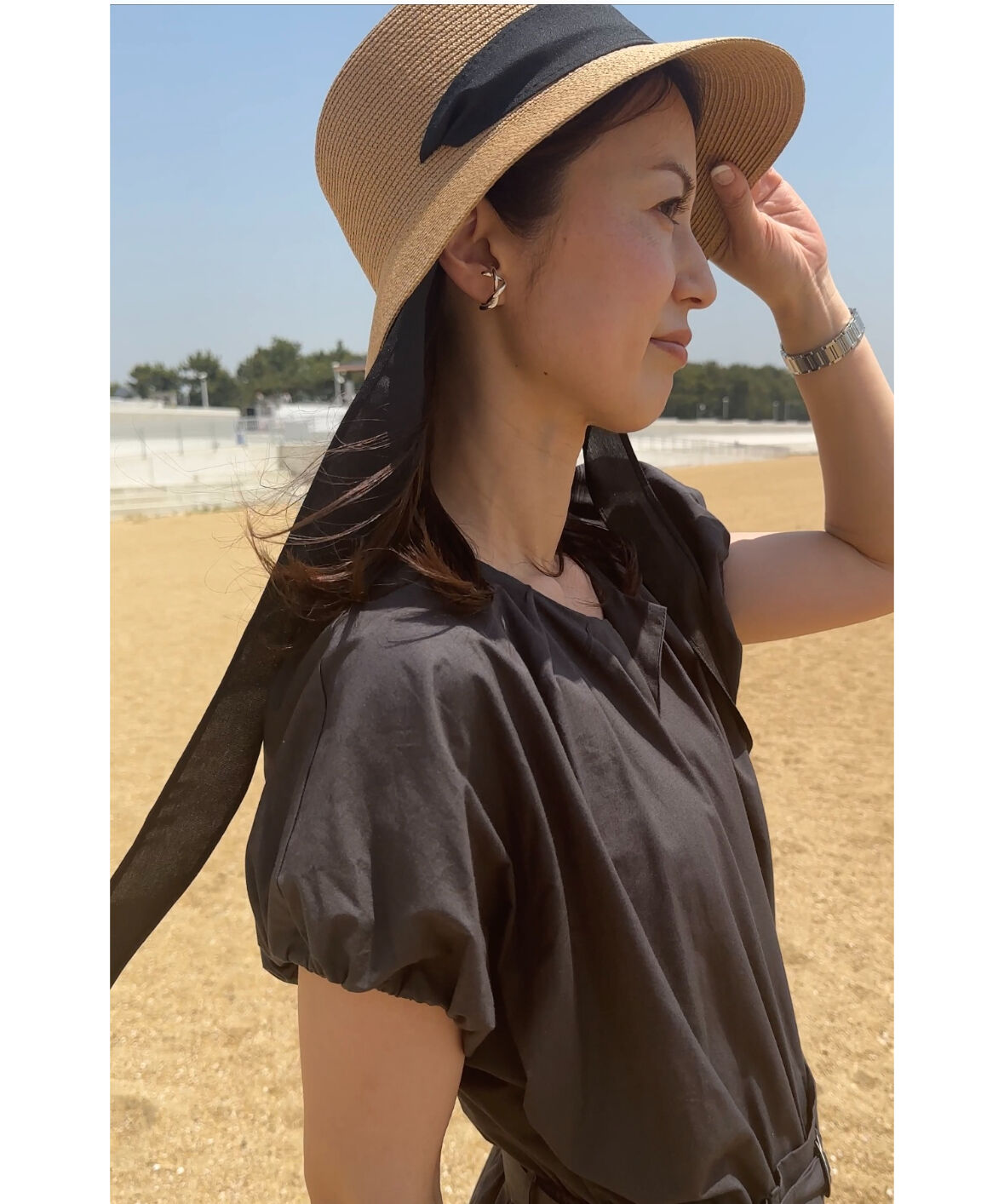 大人気商品 COULEUR×AMERI CROSS RIBBON HAT - ハット