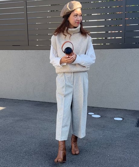 cropped pants l.gray