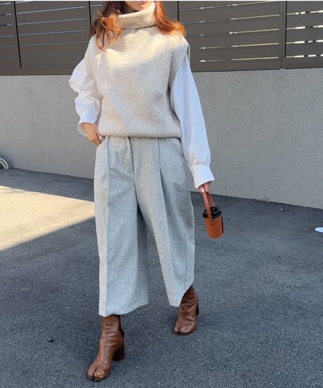 cropped pants l.gray