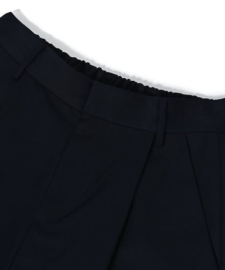wide tuck slacks pants