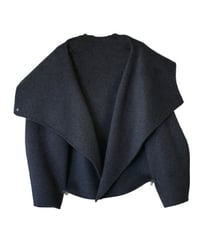 soutien collar middle coat