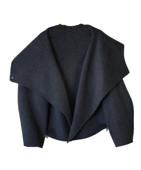 soutien collar middle coat