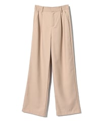 wide tuck slacks pants