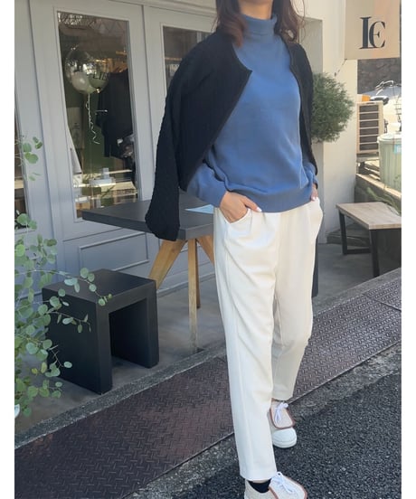 back line highnack knit blue