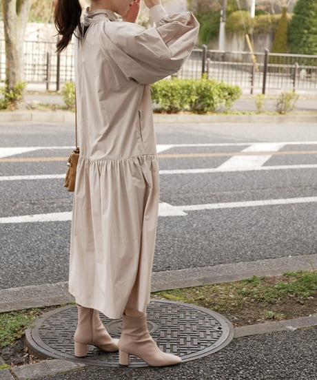 volume sleeve long OP (beige)
