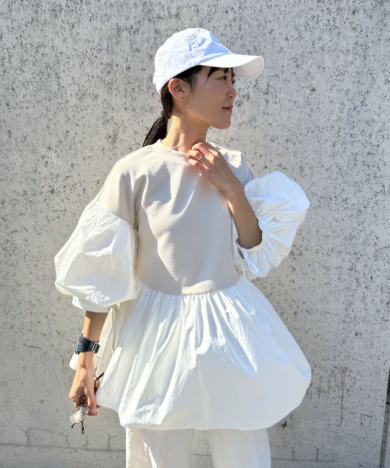 Acdre ホワイト ワンピース FREE SIZE Acdre ホワイト ワンピース FREE SIZE