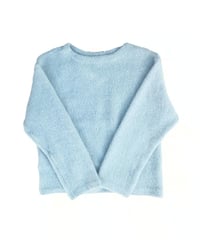 fluffy candy pullover　mint
