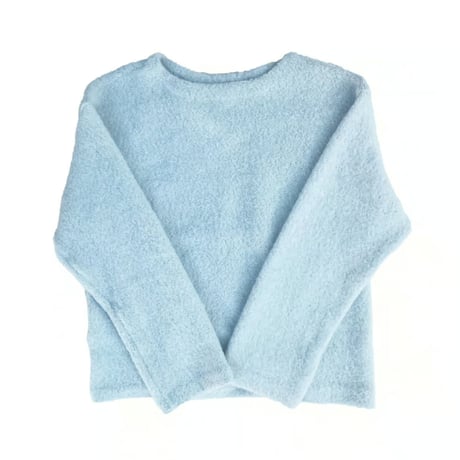 fluffy candy pullover　mint