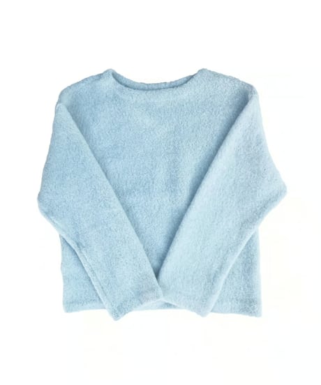 fluffy candy pullover　mint