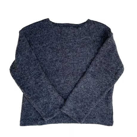 fluffy candy pullover charcoal