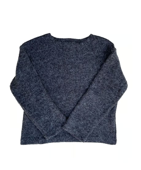 fluffy candy pullover charcoal