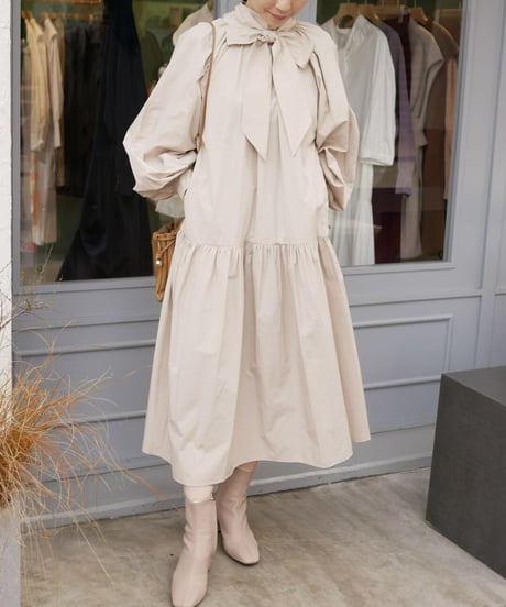 volume sleeve long OP (beige)
