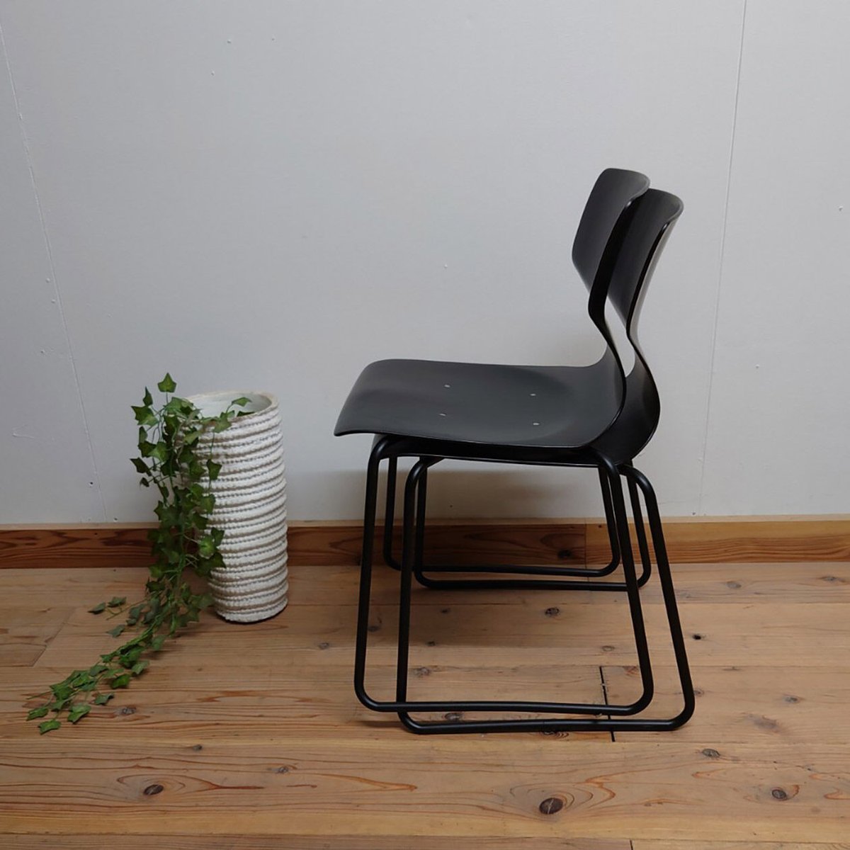 ドイツ□カラーサ社□プライウッド/パグウッド□ダイニングチェア□4脚