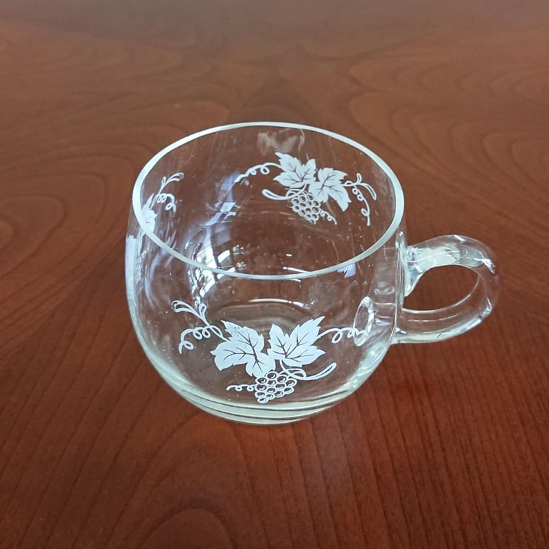 ドイツ製 持ち手付きガラスコップ 3個セット ₋ 新品長期保管