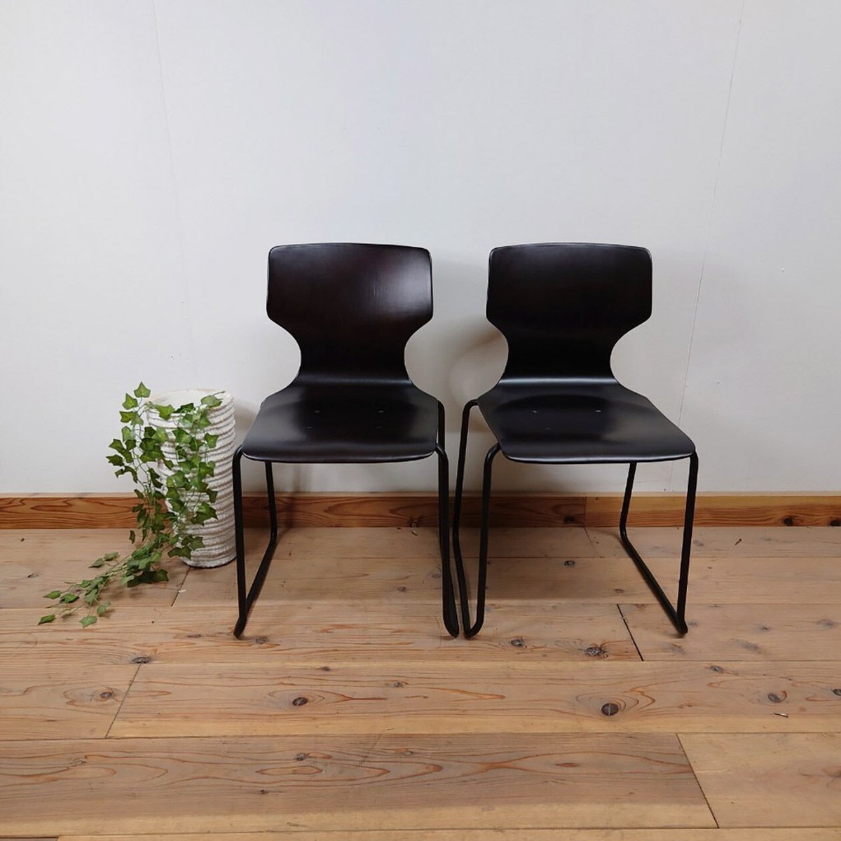 ドイツ□カラーサ社□プライウッド/パグウッド□ダイニングチェア□4脚