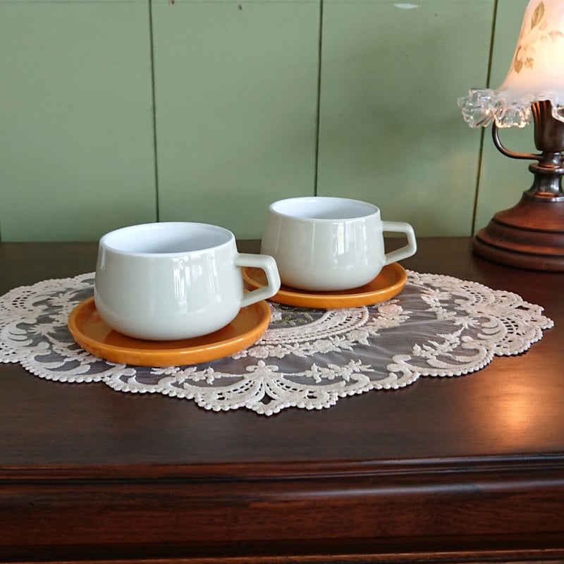 デンマーク製＜ヴィヴァ・スカンジナビア＞ カップ＆ソーサー2客