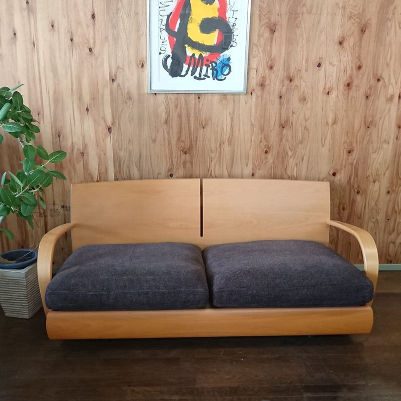 イタリア製 <アルフレックス>二人掛けソファ₌未修復・現品 イタリア製 <アルフレックス>二人掛けソファ₌未修復・現品