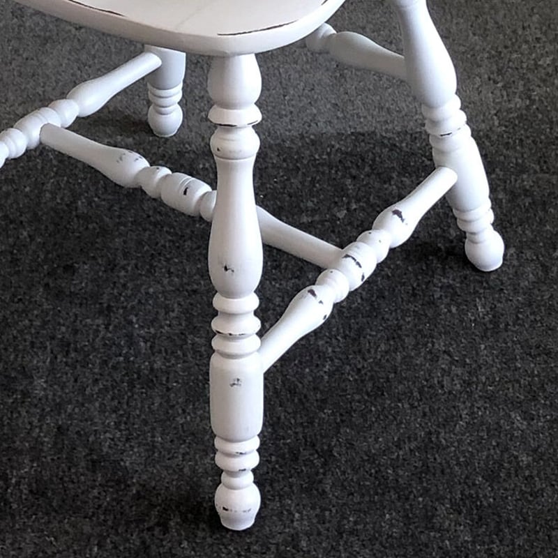 イタリア製 木製ヴィンテージチェア (再塗装アンティーク仕上げ