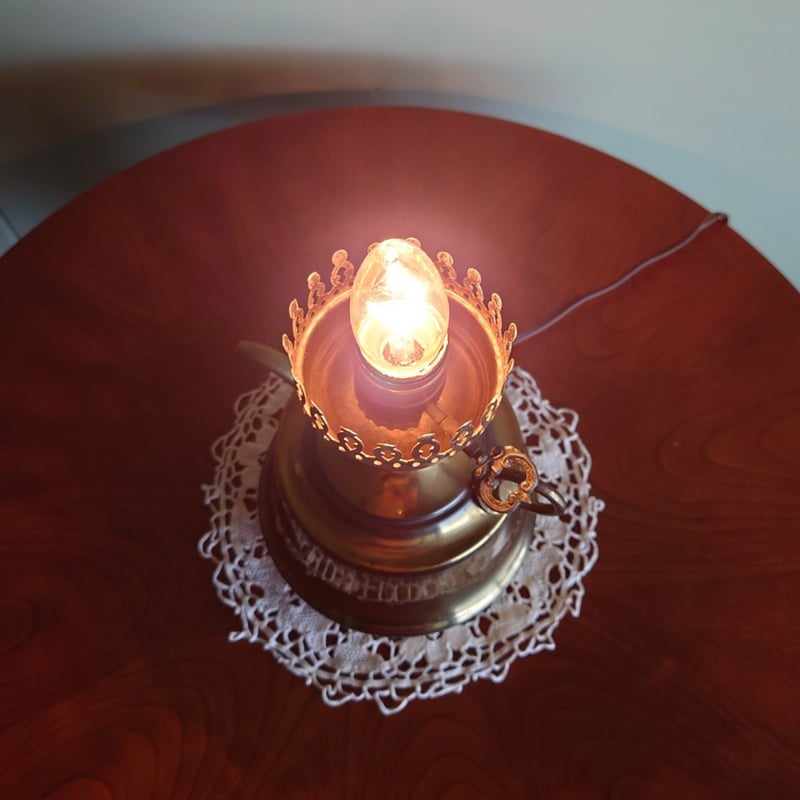 アメリカ製 アンティークランプ(ミルクガラス) | FUJIWAKAYAMA