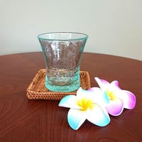 インドネシア製＜バリガラス＞　タンブラー　-新品未使用₋