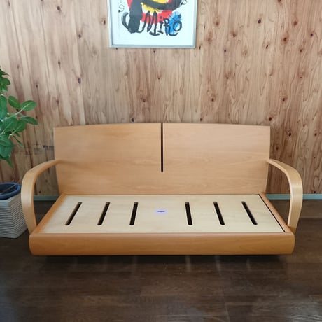 イタリア製 ＜アルフレックス＞二人掛けソファ₌未修復・現品₌