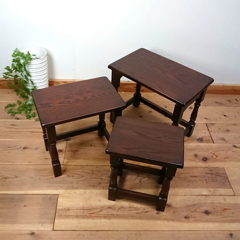 アンティーク ネストテーブル イギリス製