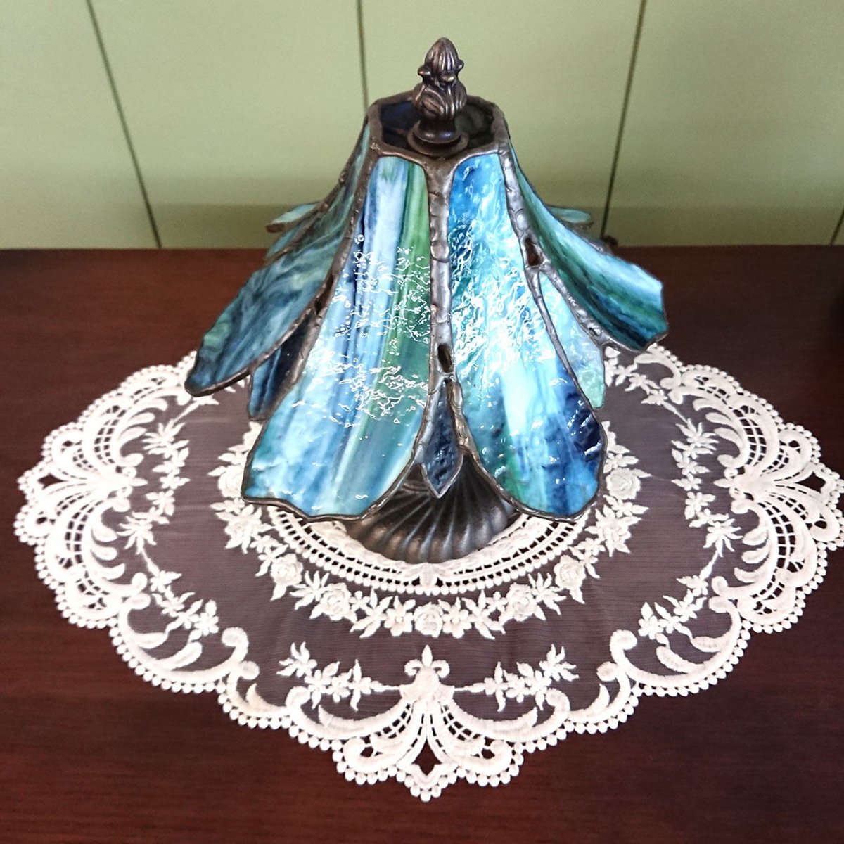 PARAGON＞・ヴィンテージ ステンドグラス卓上ランプ | FUJIWAKAYAMA