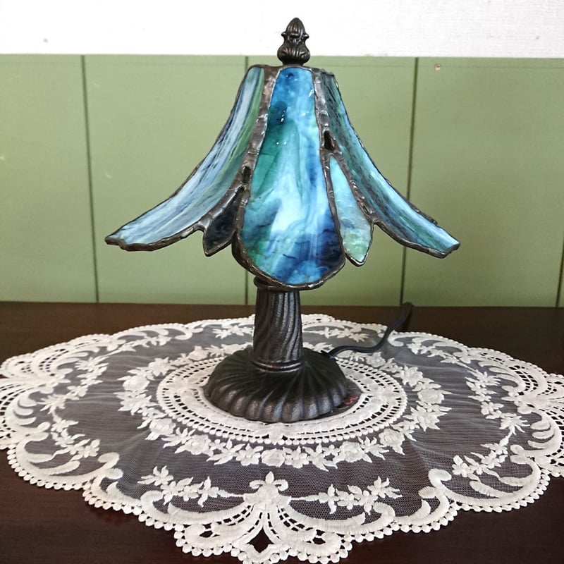 PARAGON＞・ヴィンテージ ステンドグラス卓上ランプ | FUJIWAKAYAMA