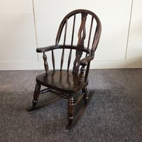 イギリス製 ヴィンテージ キッズ用ロッキングチェア