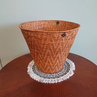 バリ島【アタ】　バケツ型バスケット -新品 -