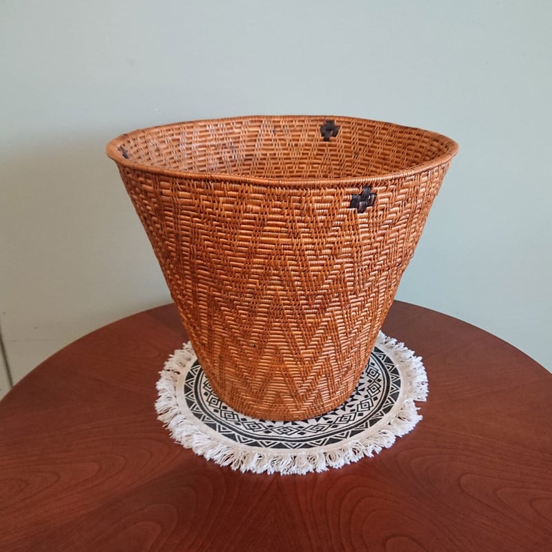 バリ島【アタ】 バケツ型バスケット -新品 - | FUJIWAKAYAMA