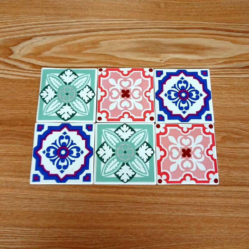 オイバトイッカ　コボルティ　デザートプレート　2枚セット　レア ドイツ製＜ヴィレロイ＆ボッホ＞ 硬質陶器製コースター(2枚組