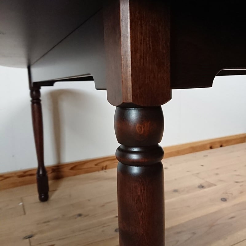 北海道民芸＞サクラ材・楕円形ダイニングテーブル | FUJIWAKAYAMA