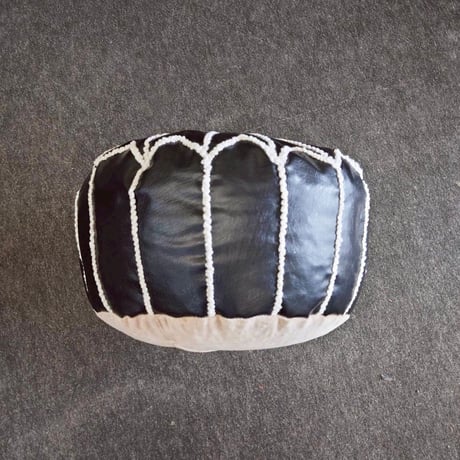 インド製　スツール・クッション 「Pouf(プフ)」=新品=