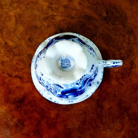 ロシア製〈グジェリ〉  カフェカップ＆ソーサ―２客セット