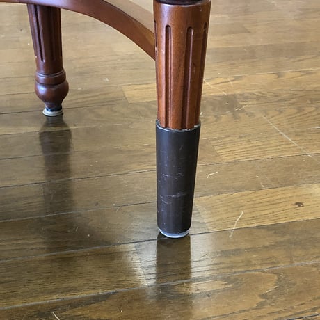 イタリア製 ダイニングチェア (レッド系)　₌未修復・現品₌