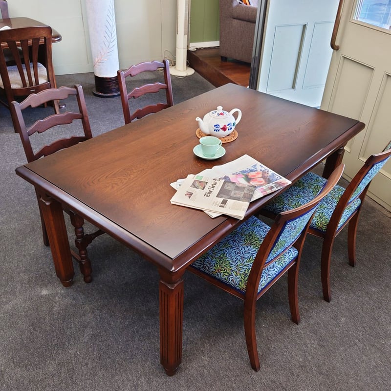 HR356 【高級円卓】コスガ　木目が美しい　kosuga　ダイニングテーブル ≺コスガ≻ ダイニングテーブル | FUJIWAKAYAMA