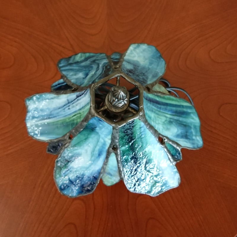 PARAGON＞・ヴィンテージ ステンドグラス卓上ランプ | FUJIWAKAYAMA