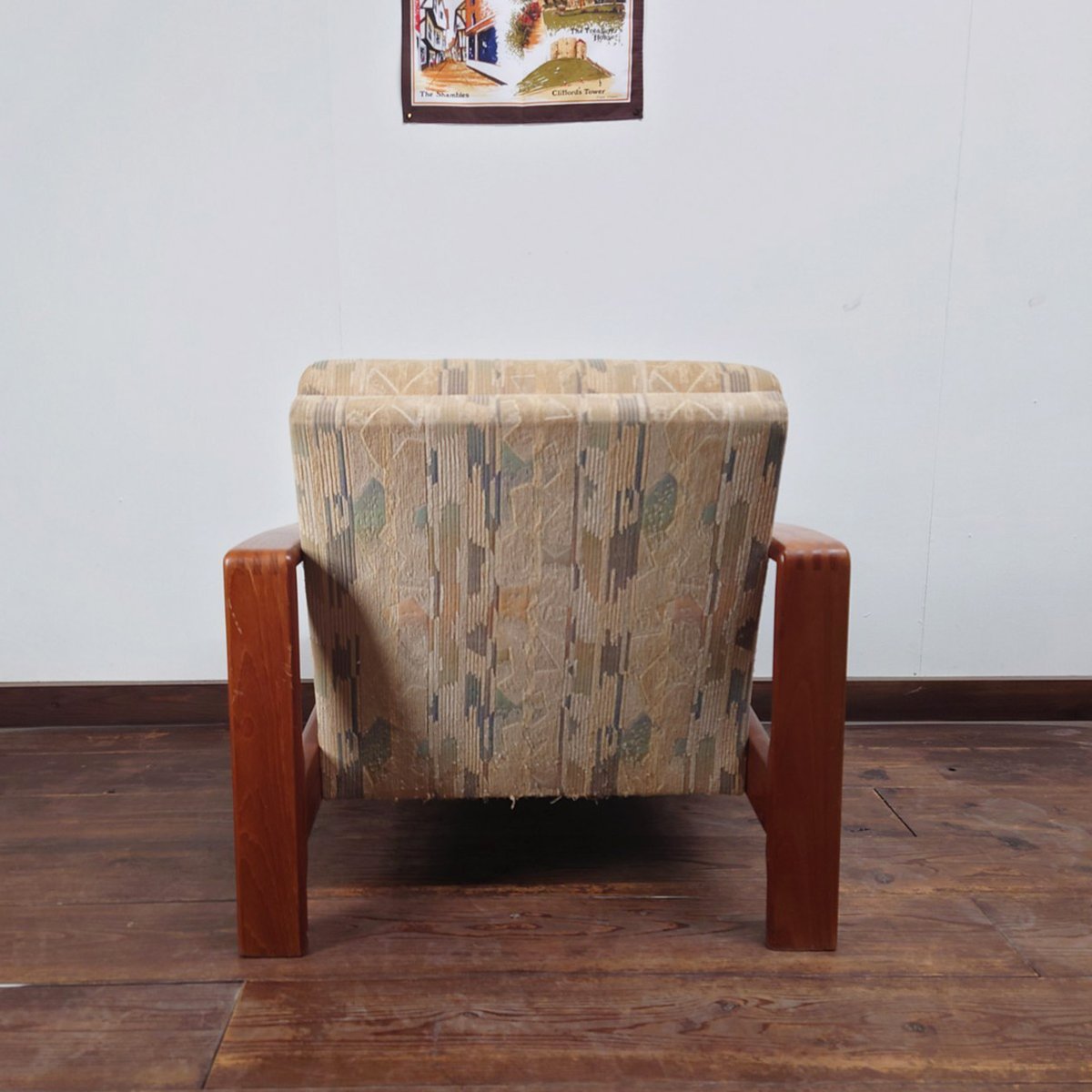 北欧デンマーク製 ヴィンテージ イージーアームチェア₌現品