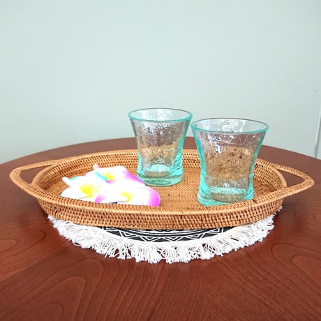 インドネシア製＜バリガラス＞　タンブラー　-新品未使用₋