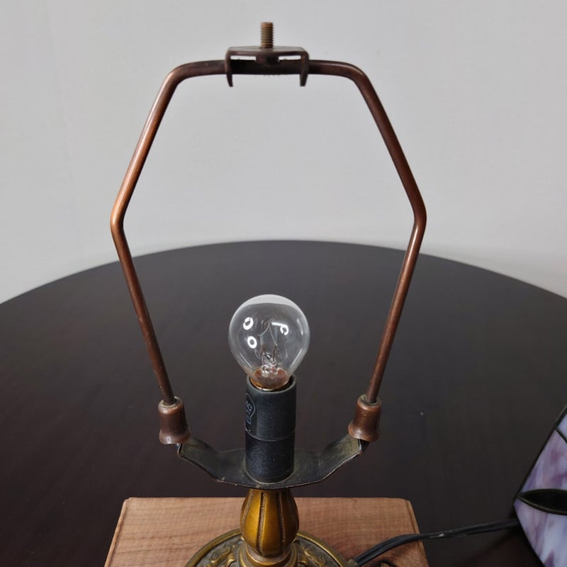 ヴィンテージ ステンドグラス 卓上ランプ=中古＝ | FUJIWAKAYAMA