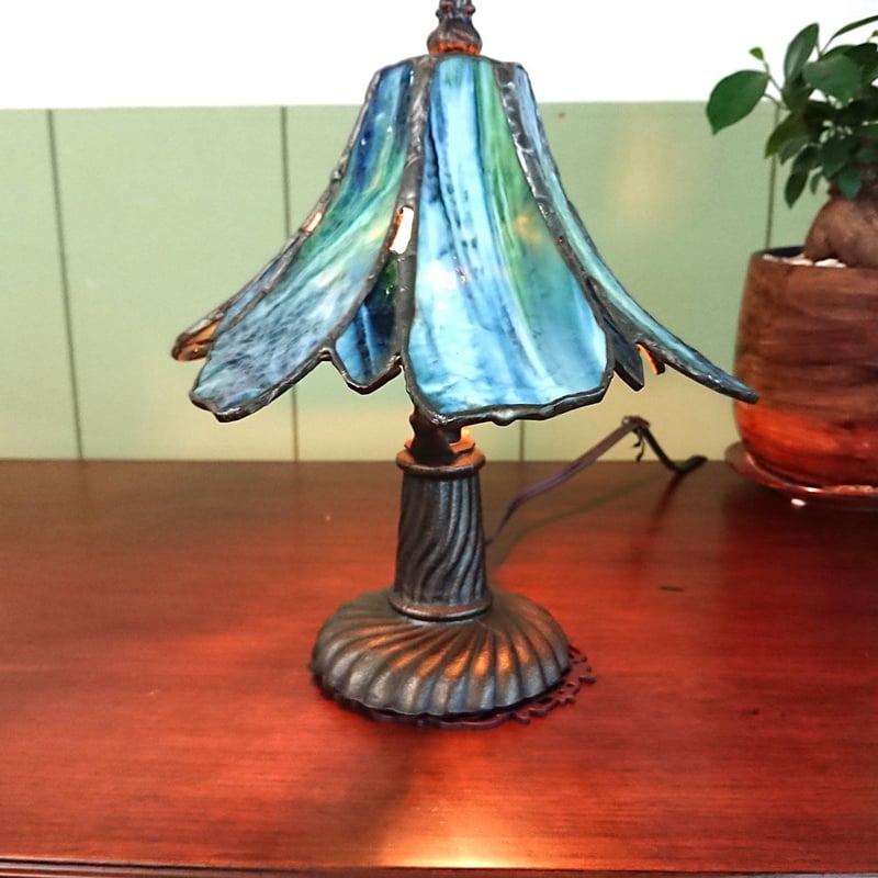 PARAGON＞・ヴィンテージ ステンドグラス卓上ランプ | FUJIWAKAYAMA