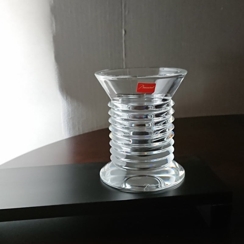 フランス製＜バカラ＞ フラワーベース・ラランド₌レア廃盤品