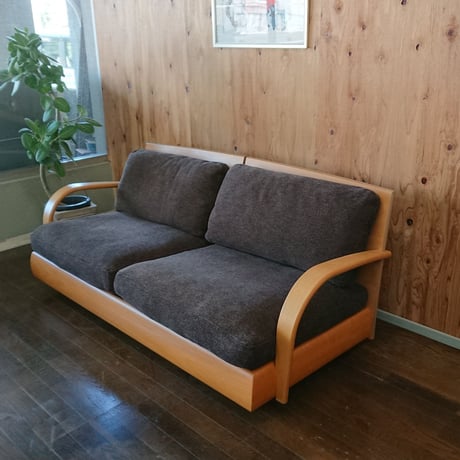 イタリア製 ＜アルフレックス＞二人掛けソファ₌未修復・現品₌