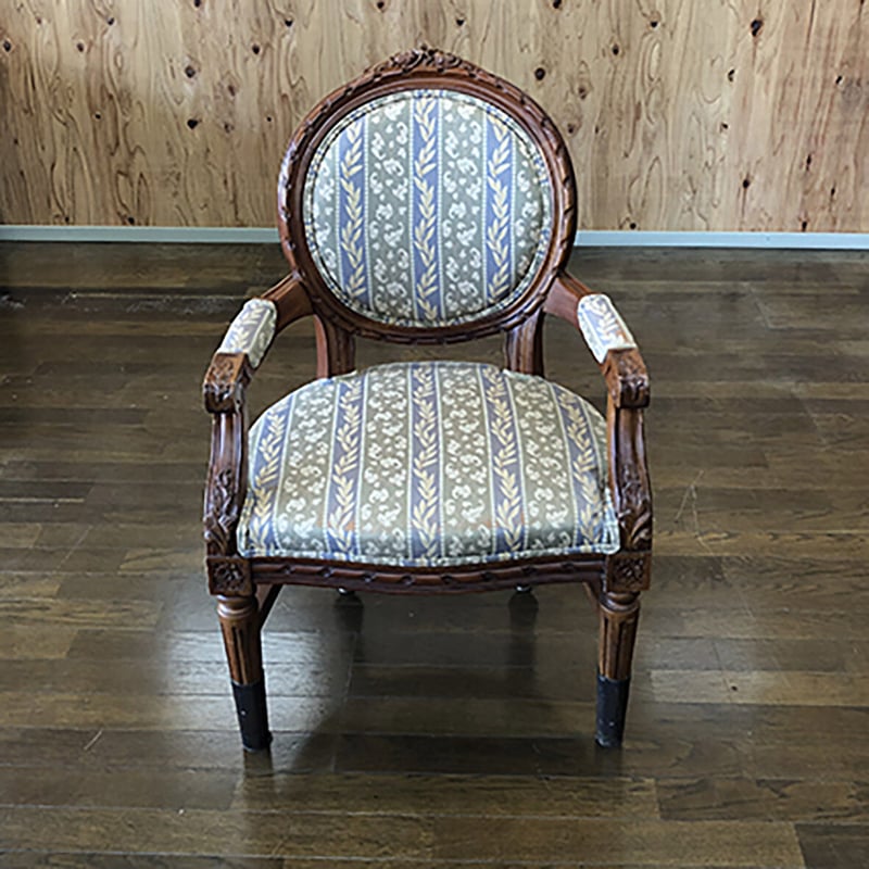イタリア製 ダイニングチェア(グレー系) ₌未修復・現品₌ | FUJIWAKAYAMA