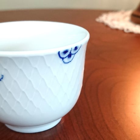 デンマーク製〈ロイヤル・コペンハーゲン〉ブルーパルメッテ ブロッサム・ペアティーセット₌ 新品 ₌
