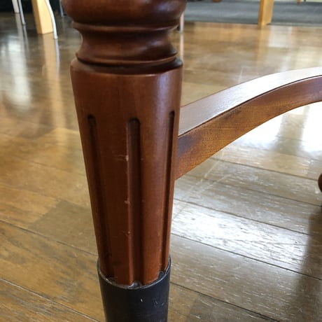 イタリア製 ダイニングチェア (レッド系)　₌未修復・現品₌
