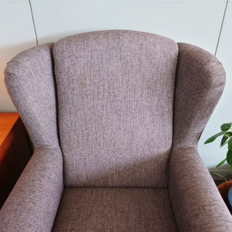 イギリス製  ウイングハイバックチェア₌現品₌